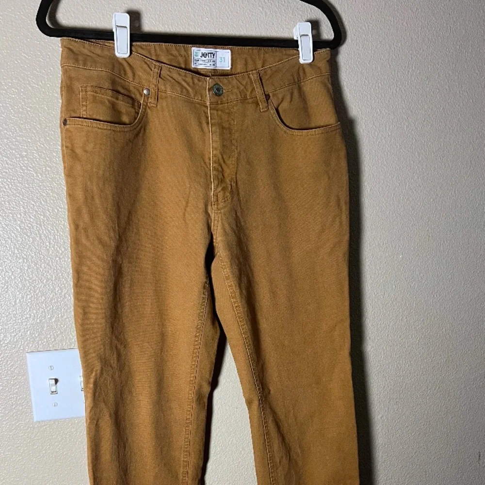 Jetty Khaki Canvas Pants Men's Size 31 Modern Stretch Surf Outdoors